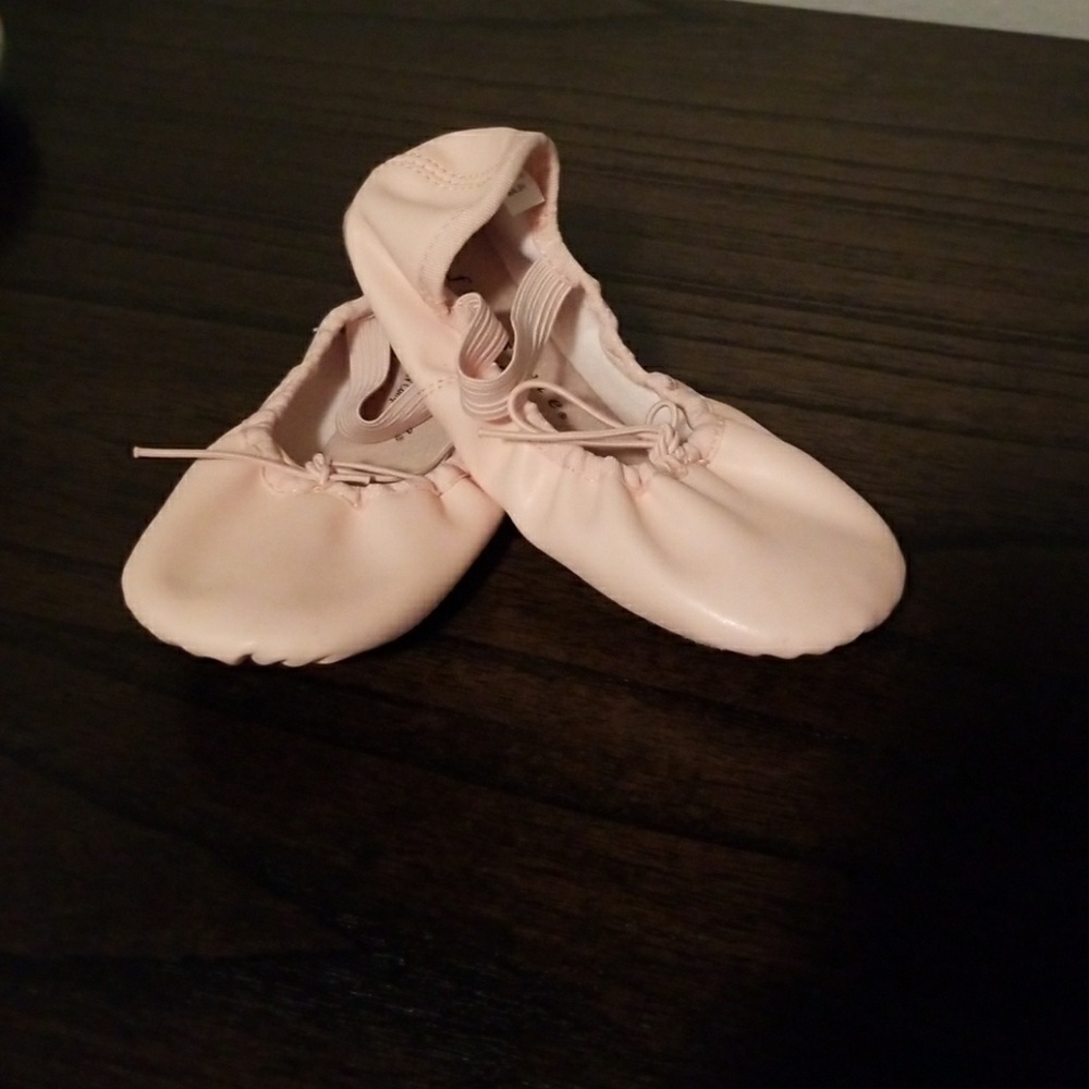 Gently worn ballet shoes.
